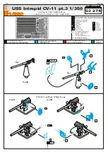 Eduard USS Intrepid CV-11 pt.3 1/350 Quick Start Manual preview