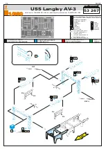 Eduard USS Langley AV-3 Assembly Instructions предпросмотр