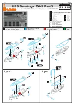 Предварительный просмотр 1 страницы Eduard USS Saratoga CV-3 Part3 Quick Start Manual