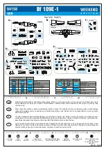 Eduard WEEKEND Bf 109E-1 Manual предпросмотр