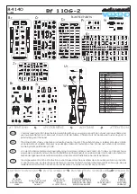 Eduard WEEKEND EDITION Bf 110G-2 Instruction Sheet предпросмотр