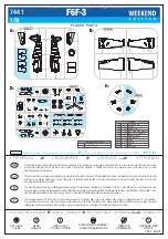 Eduard Weekend Edition F6F-3 Assembly Instructions Manual предпросмотр