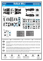 Eduard Weekend Edition Hellcat Mk.I Assembly Instructions Manual предпросмотр