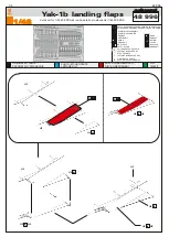 Предварительный просмотр 1 страницы Eduard Yak-1b landing flaps Assembly Instructions