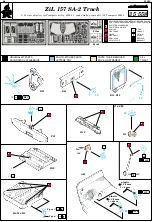 Предварительный просмотр 1 страницы Eduard ZiL 157 SA-2 Truck Quick Start Manual