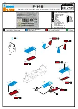 Eduard ZOOM F-14B Assembly Instructions предпросмотр