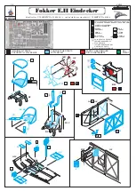 Eduard Zoom Fokker E.II Eindecker Quick Start Manual предпросмотр