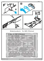 Предварительный просмотр 2 страницы Eduard Zoom Fw 190F-8 interior Weekend Quick Start Manual