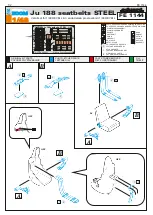 Eduard Zoom Ju 188 seatbelts STEEL Quick Start Manual предпросмотр