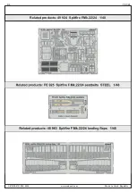 Preview for 4 page of Eduard ZOOM Spitfire F.Mk.22/24 Manual