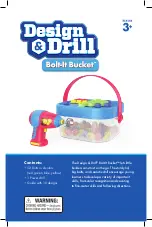 Preview for 1 page of Educational Insights The Design & Drill Bolt-It Bucket Manual