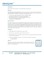 Preview for 2 page of Edvotek EdvoCycler Quick Manual