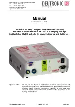 Preview for 1 page of EDWANZ group Deutronic DBL-MPC4 Series Manual