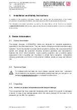 Preview for 3 page of EDWANZ group Deutronic DBL-MPC4 Series Manual