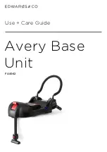 Edwards & Co Avery Base Unit Use & Care Manual preview