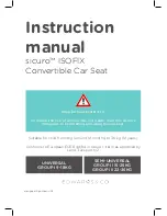 Edwards & Co sicuro ISOFIX Instruction Manual preview