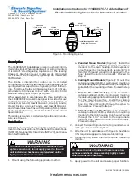 Edwards Signaling & Security Systems AdaptaBeacon 116DEXSTC-FJ Installation Instructions Manual preview