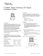 Edwards Signaling 51XBRF Series Installation Sheet предпросмотр