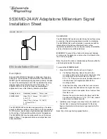 Предварительный просмотр 1 страницы Edwards Signaling 5530MD-24AW Installation Sheet