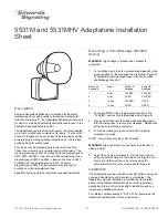 Edwards Signaling 5531M Installation Sheet preview