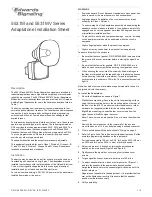 Предварительный просмотр 1 страницы Edwards Signaling Adaptatone 5531M Series Installation Sheet