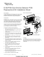 Edwards Signaling E-SDPCB Installation Sheet предпросмотр