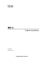 EDWARDS SYSTEMS TECHNOLOGY IRC-3 Programming Manual preview