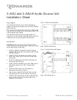 Предварительный просмотр 1 страницы Edwards 3-ASU Installation Sheet