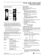 Edwards 3-ZA20A Installation Sheet предпросмотр