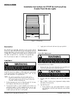 Предварительный просмотр 1 страницы Edwards 57EDF Series Installation Instructions