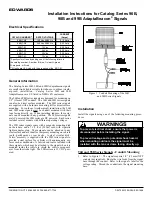 Edwards 96B Series Installation Instructions предпросмотр