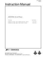 Предварительный просмотр 1 страницы Edwards A710-03-908 Instruction Manual