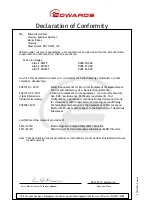 Preview for 2 page of Edwards AIGX-S-DN16CF Instruction Manual