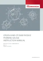 Edwards CP35KB Instruction Manual предпросмотр