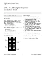 Edwards D16L-Fa Installation Sheet предпросмотр