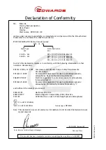 Предварительный просмотр 6 страницы Edwards E1M175 Instruction Manual