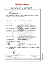 Предварительный просмотр 2 страницы Edwards E2M0.7 Instruction Manual