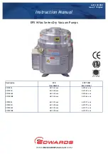 Предварительный просмотр 1 страницы Edwards EPX HiVac Series Instruction Manual