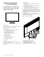 Предварительный просмотр 1 страницы Edwards FW-22LCDWTS FireWorks Installation Sheet