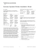 Edwards Genesis DTG4-S2VM Installation Sheet preview