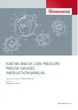 Edwards IG40 BA Instruction Manual preview