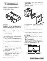 Edwards SIGA-IM Installation Sheet предпросмотр