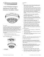 Edwards SIGA-PHDB Installation Sheet предпросмотр