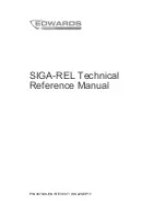 Edwards SIGA-REL Technical Reference Manual preview
