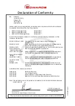 Preview for 2 page of Edwards XDD 1 115/230 V Instruction Manual