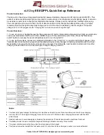 Предварительный просмотр 2 страницы EE Systems Group eLEDing EE812PPL Quick Set-Up Reference