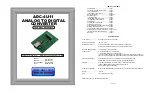 Предварительный просмотр 1 страницы EECI ADC-4U11 Technical Reference