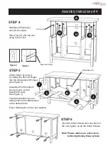 Предварительный просмотр 4 страницы EefaCo.Store Home Styles Hanover 88 5532 09 Assembly Instructions