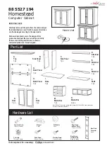 Предварительный просмотр 1 страницы EefaCo.Store Home Styles Homestead 88 5527 194 Manual