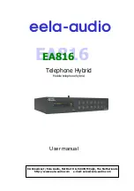 Eela Audio EA816 User Manual preview